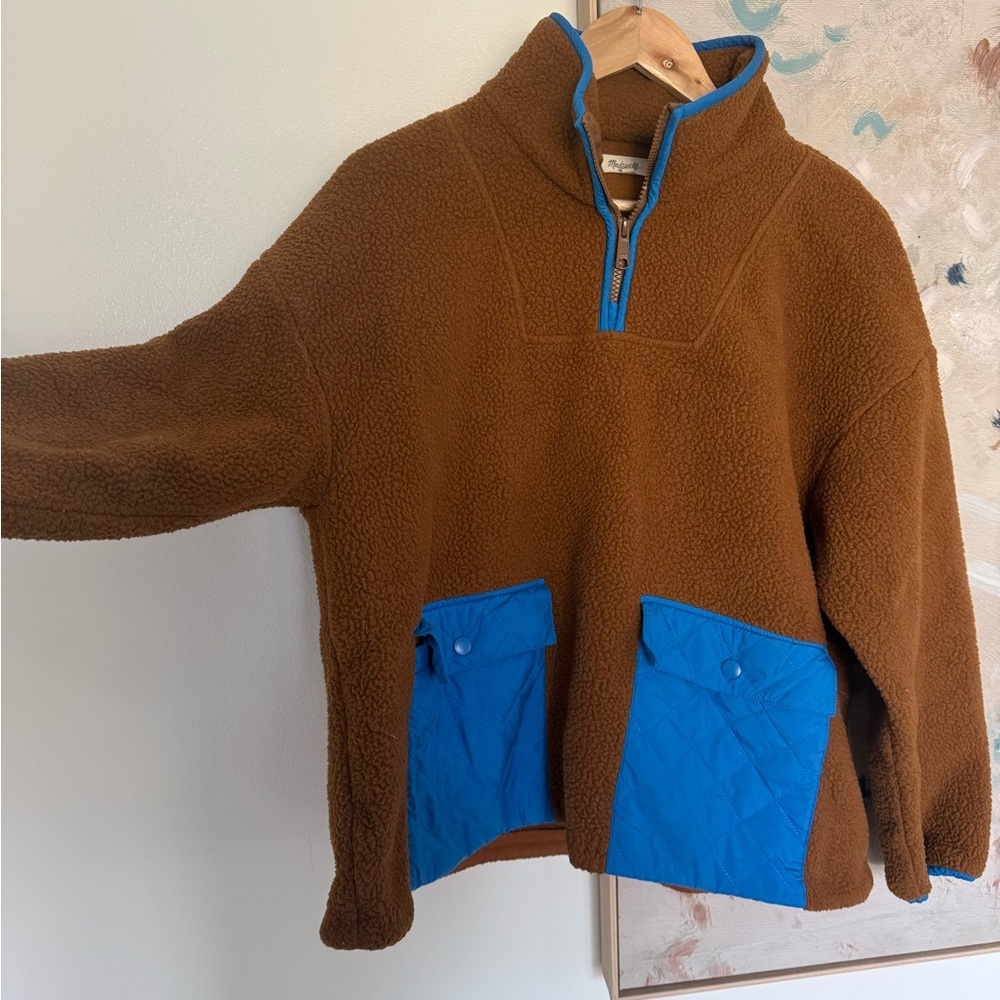 Madewell Women’s Zip Up Fleece Large